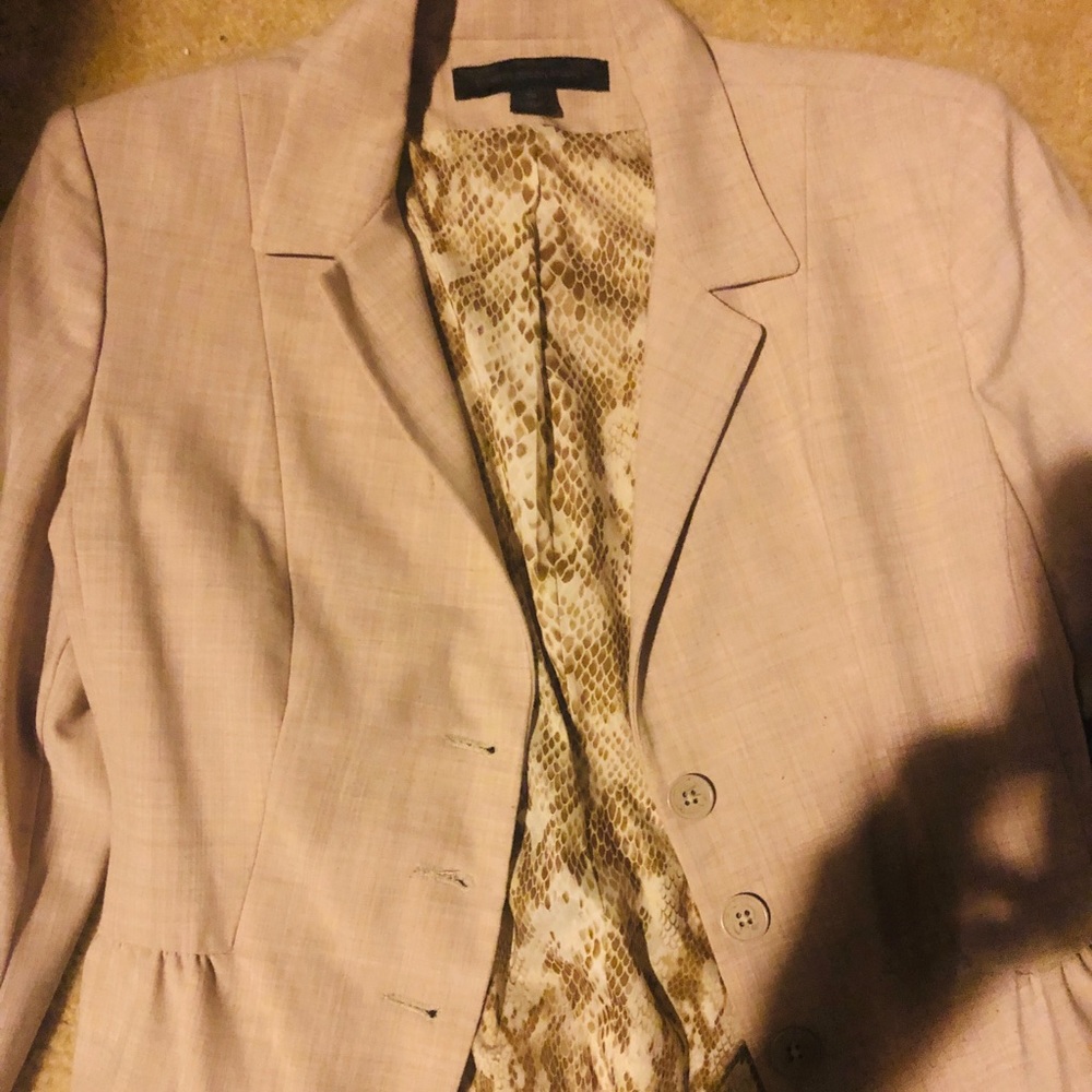 Designer labeled business jackets.